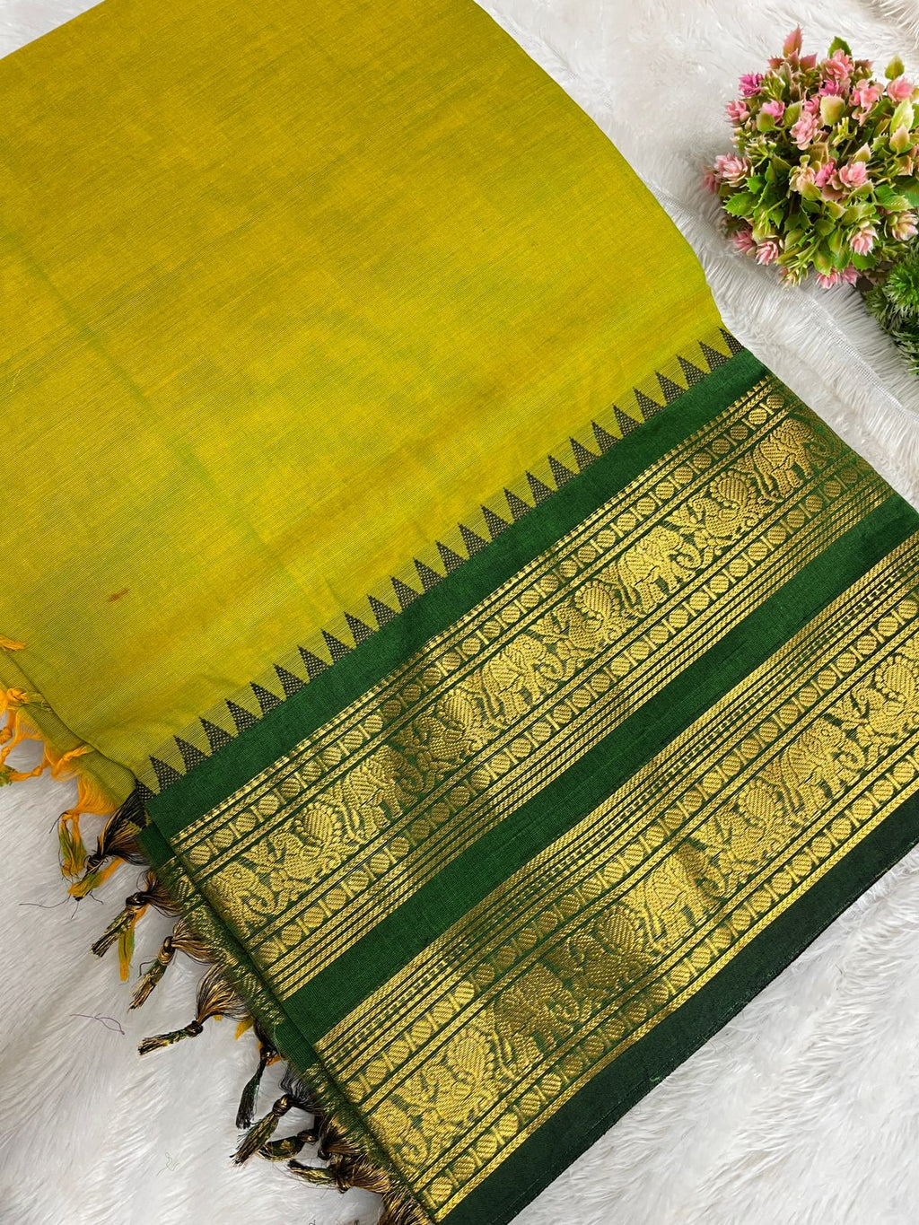 Kanchi Cotton Saree