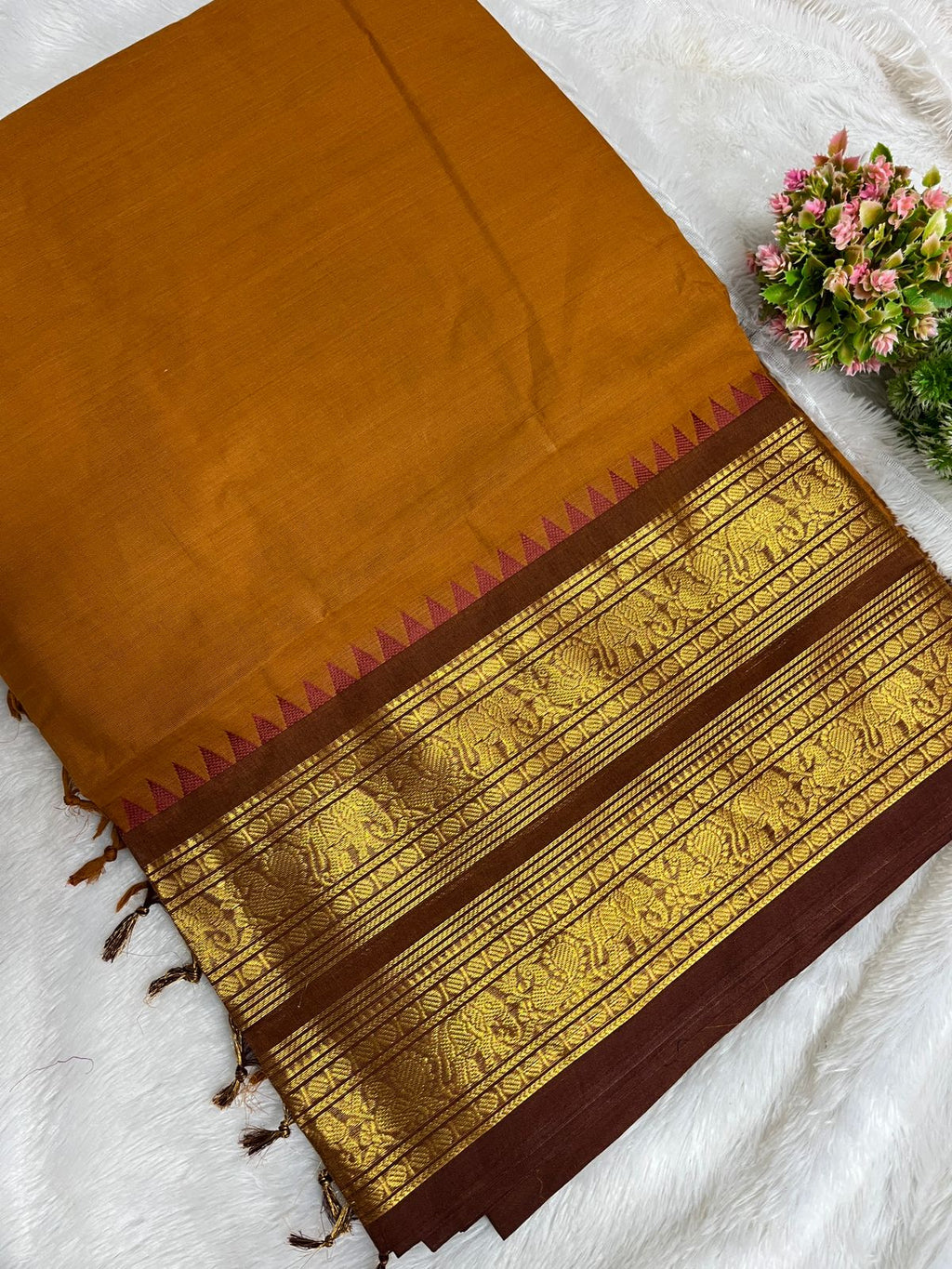 Kanchi Cotton Saree