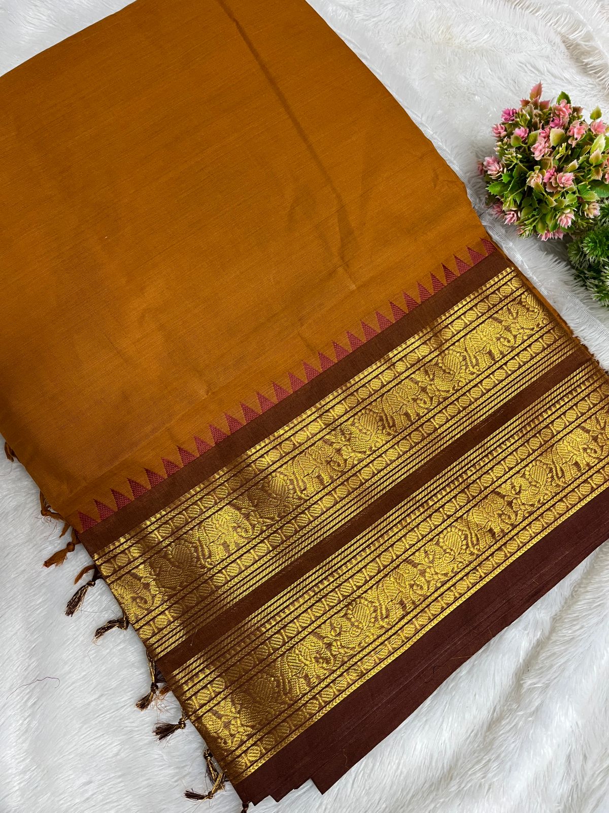 Kanchi Cotton Saree