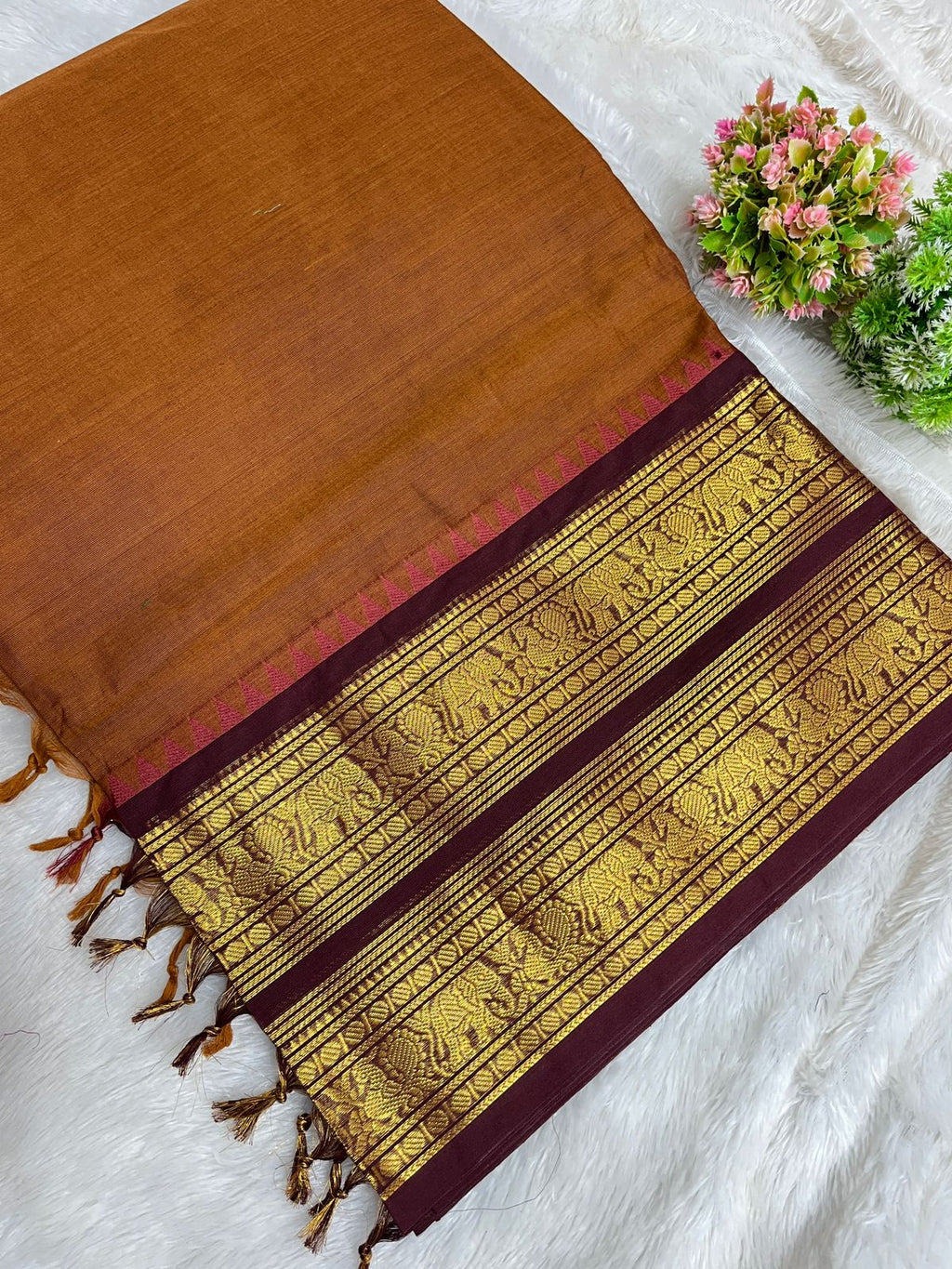 Kanchi Cotton Saree