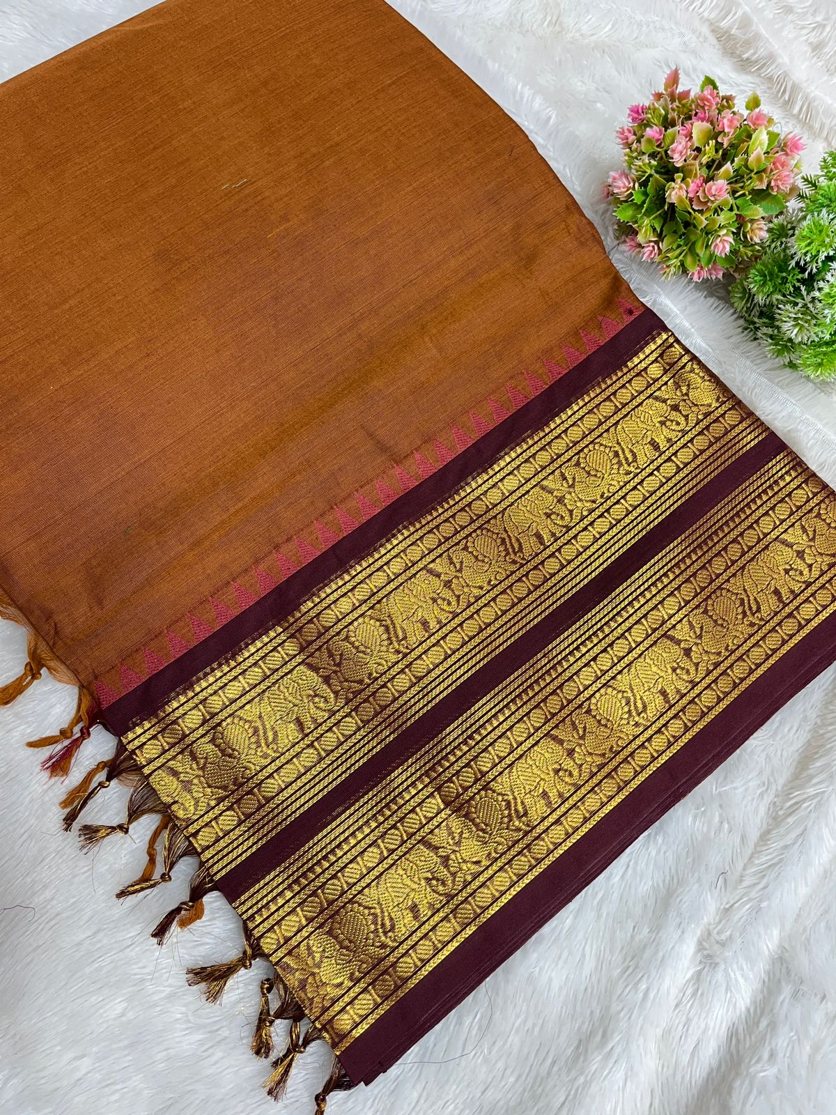 Kanchi Cotton Saree