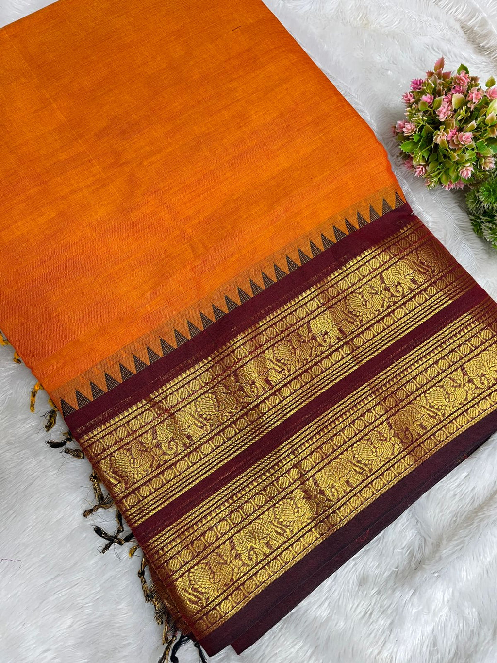Kanchi Cotton Saree