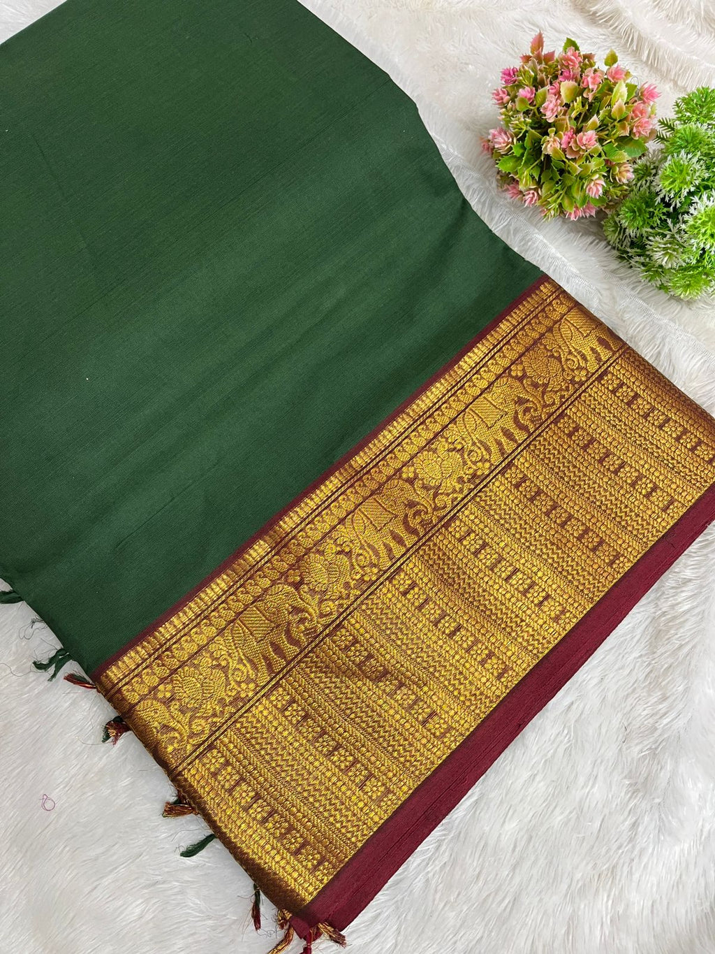 Kanchi Cotton Saree