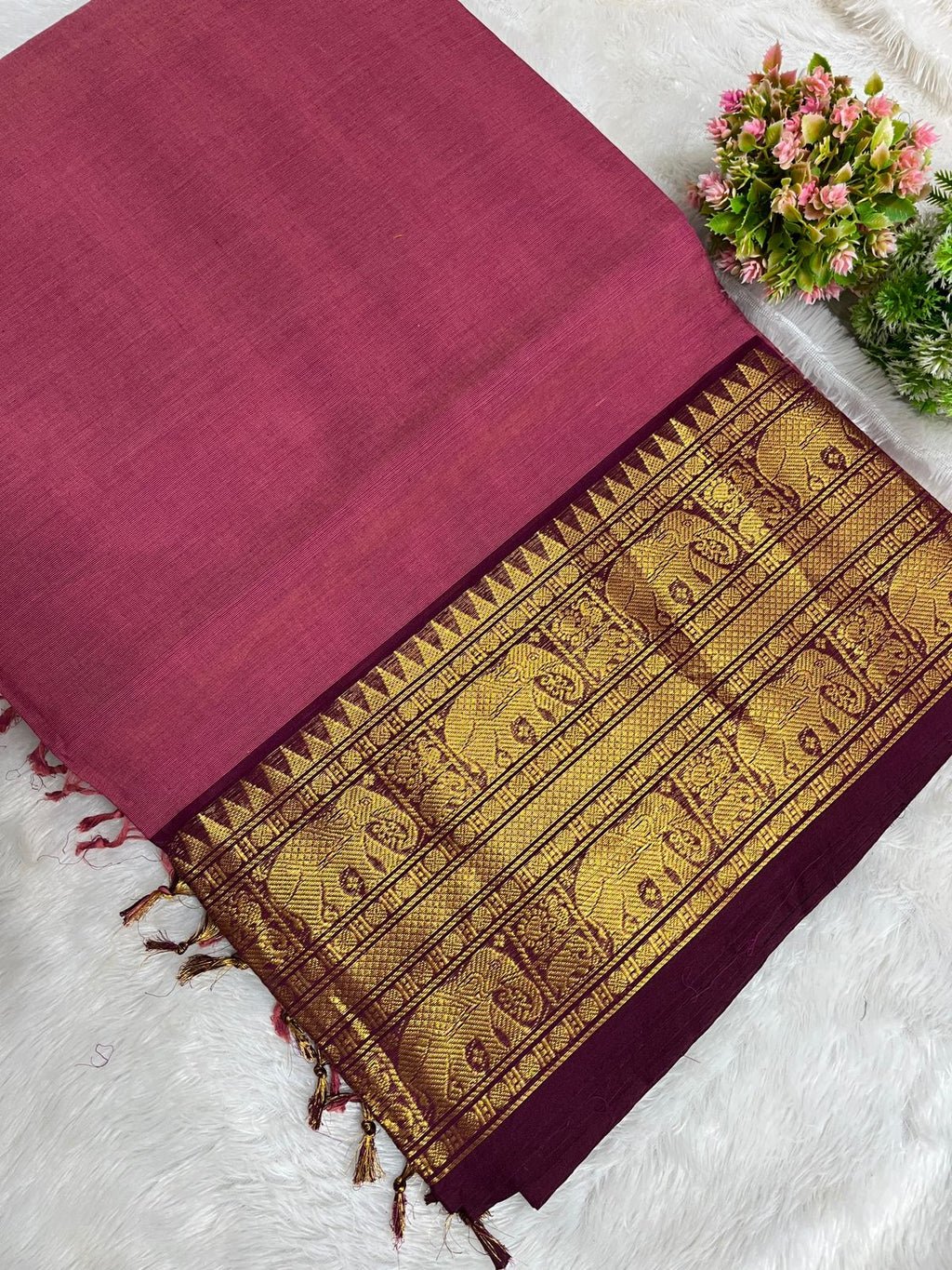 Kanchi Cotton Saree