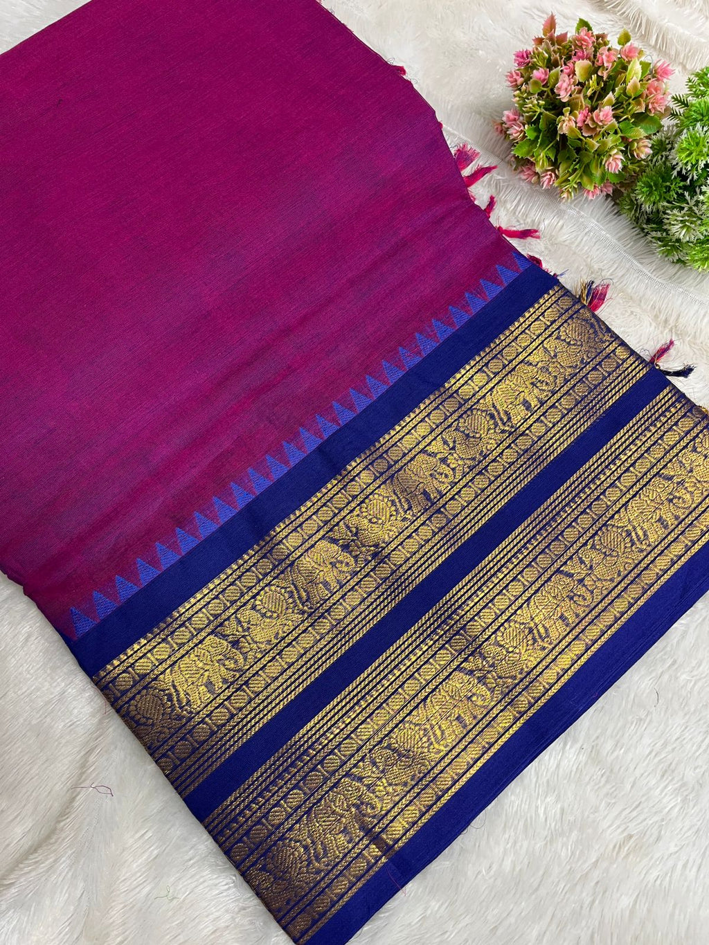 Kanchi Cotton Saree
