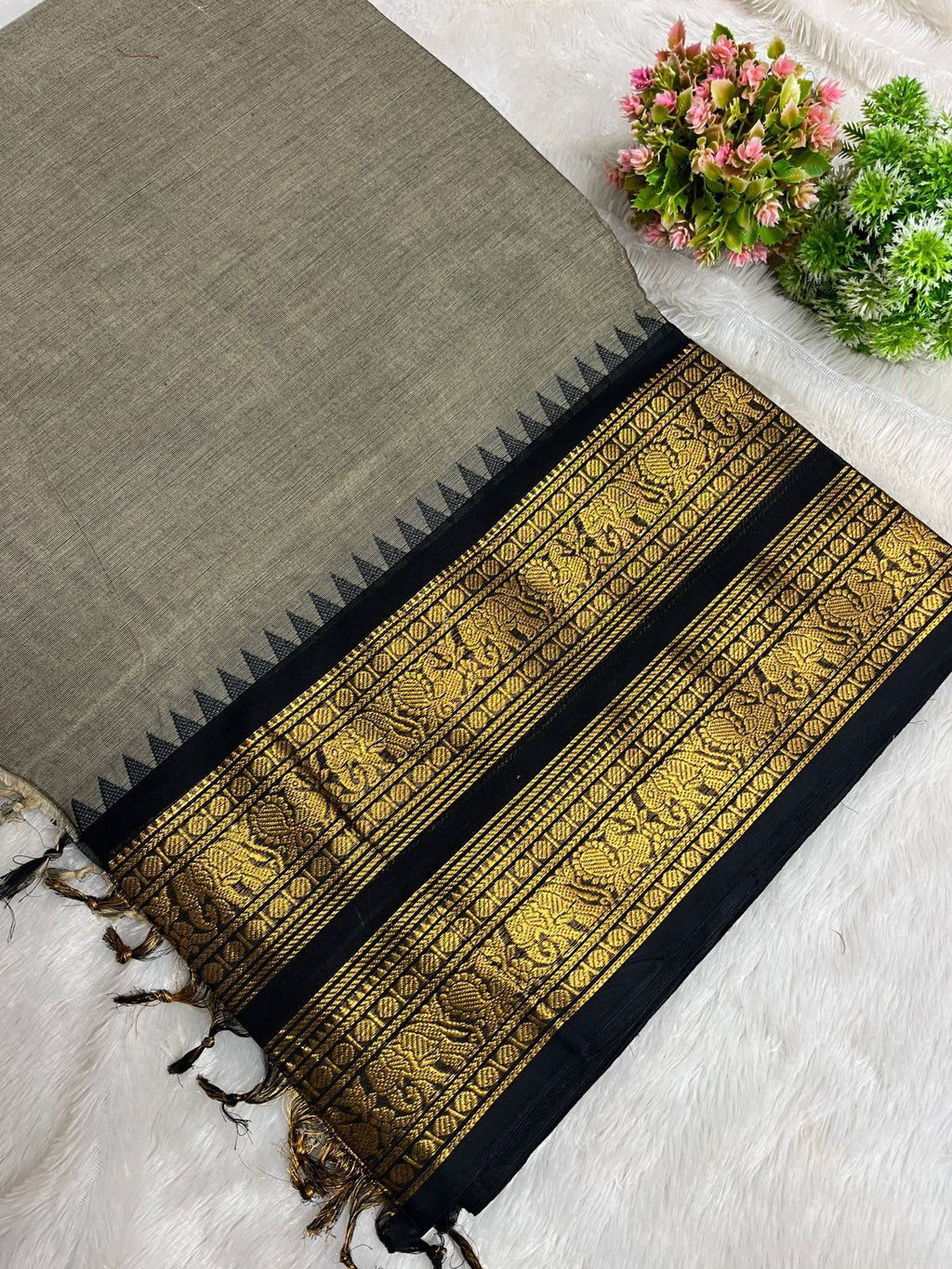Kanchi Cotton Saree