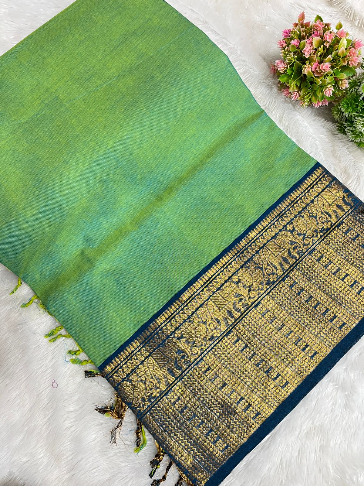 Kanchi Cotton Saree