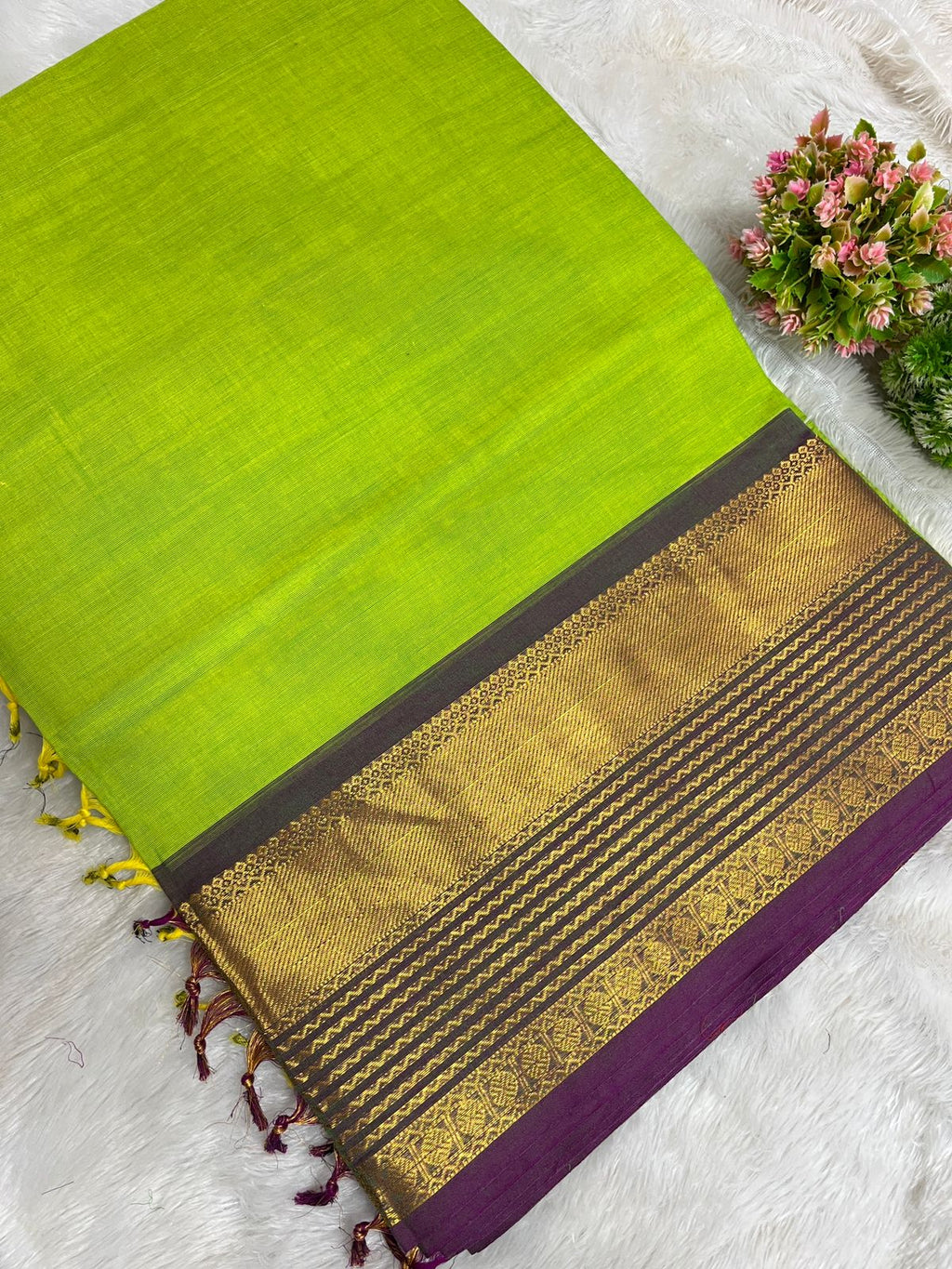 Kanchi Cotton Saree