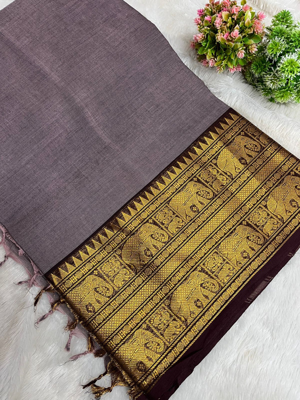 Kanchi Cotton Saree