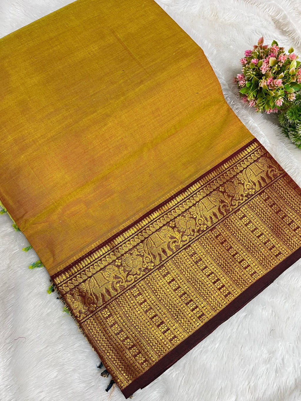 Kanchi Cotton Saree